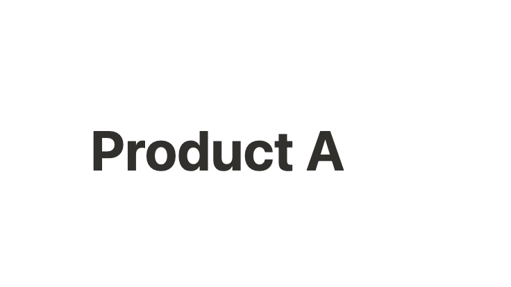 Dominik's Test Product A