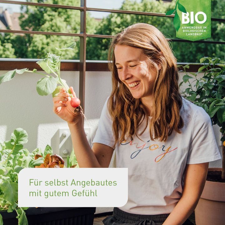 Bio-Gemüse und Kräuter Set für den Nutzbalkon