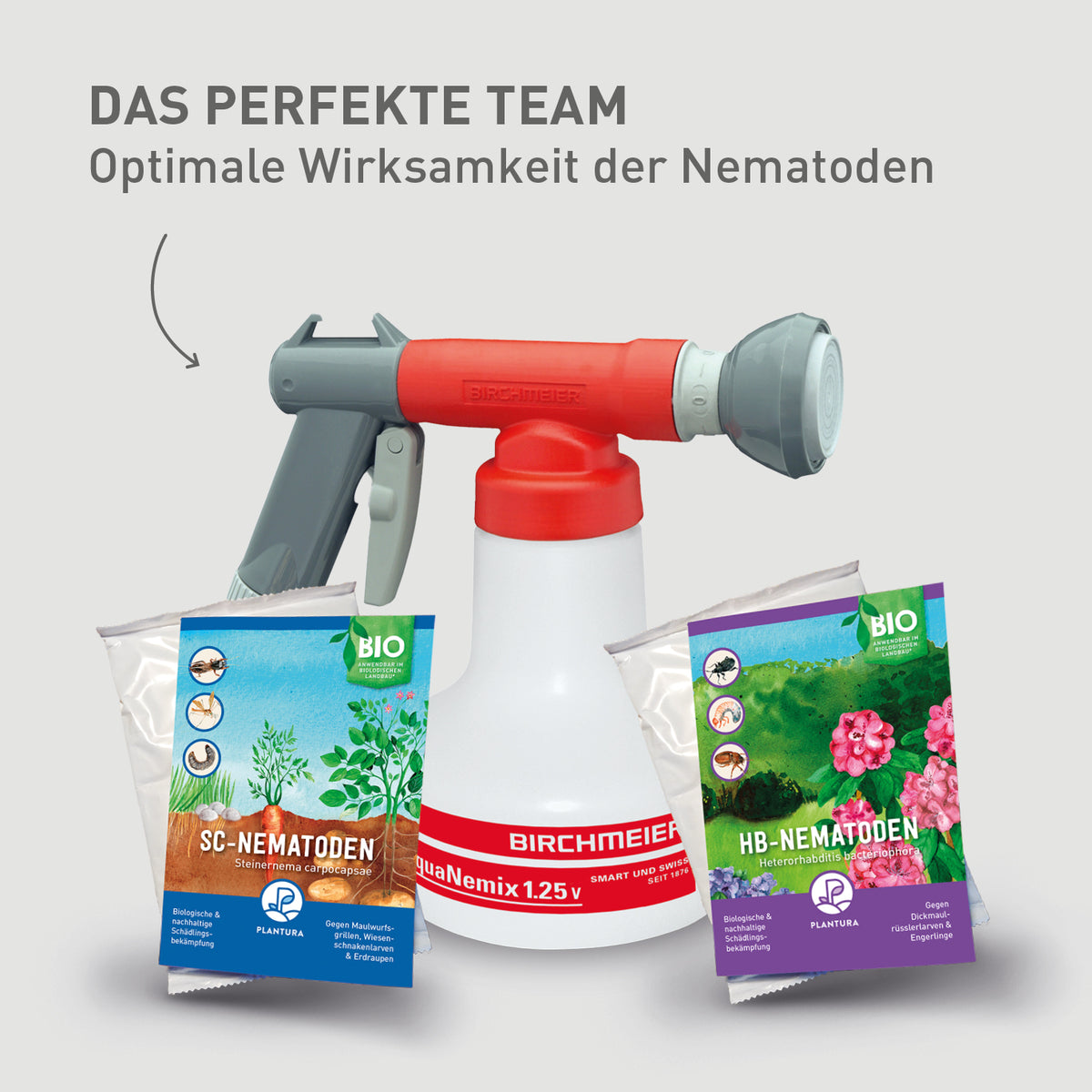 Birchmeier AquaNemix und Plantura Nematoden