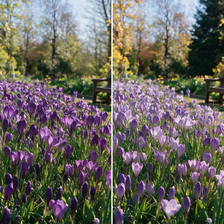 Blumenzwiebel-Mix 'Double Season Crocus Collection'