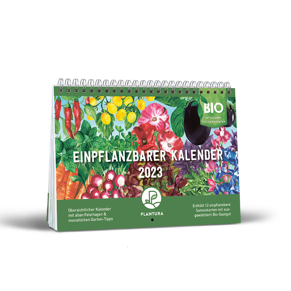 Einpflanzbarer Kalender von Plantura