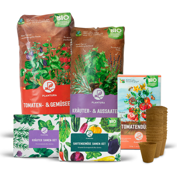 Garten Anbau-Set Bio-Gemüse und Kräuter