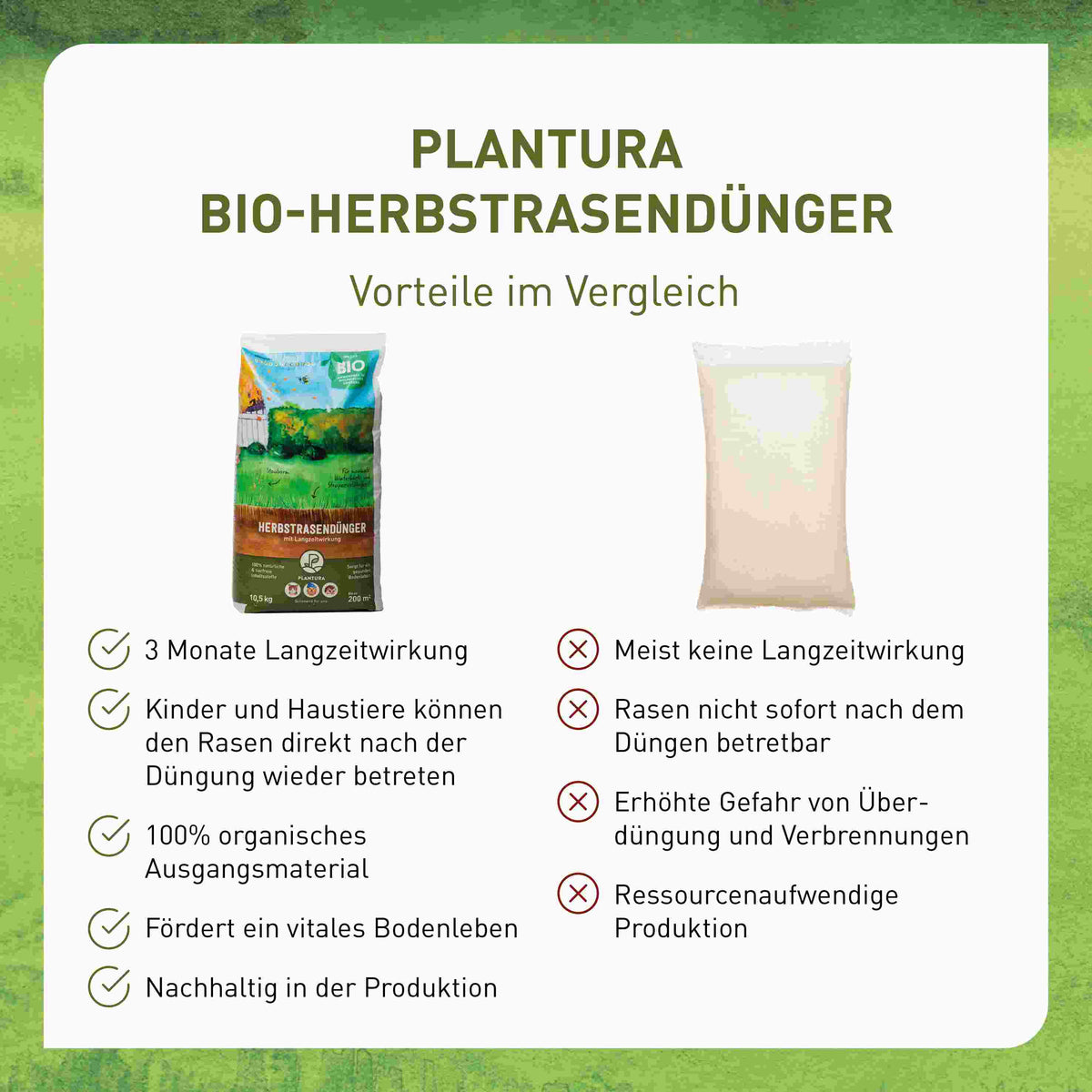 Bio-Herbstrasendünger 10,5 kg (Sack)