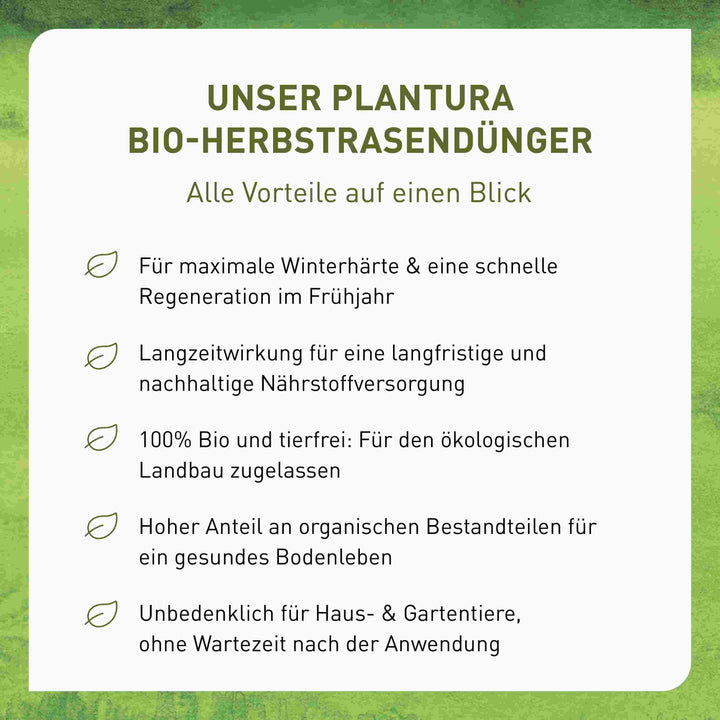 Bio-Herbstrasendünger 10,5 kg (Sack)