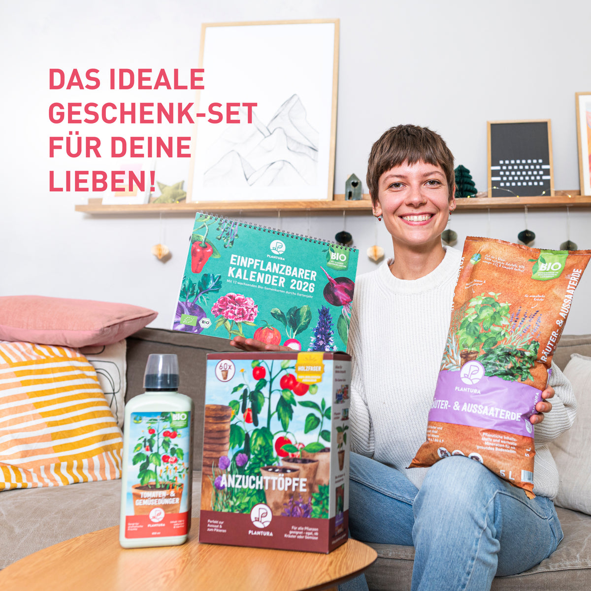Plantura Kalender-Set als tolle Geschenkidee