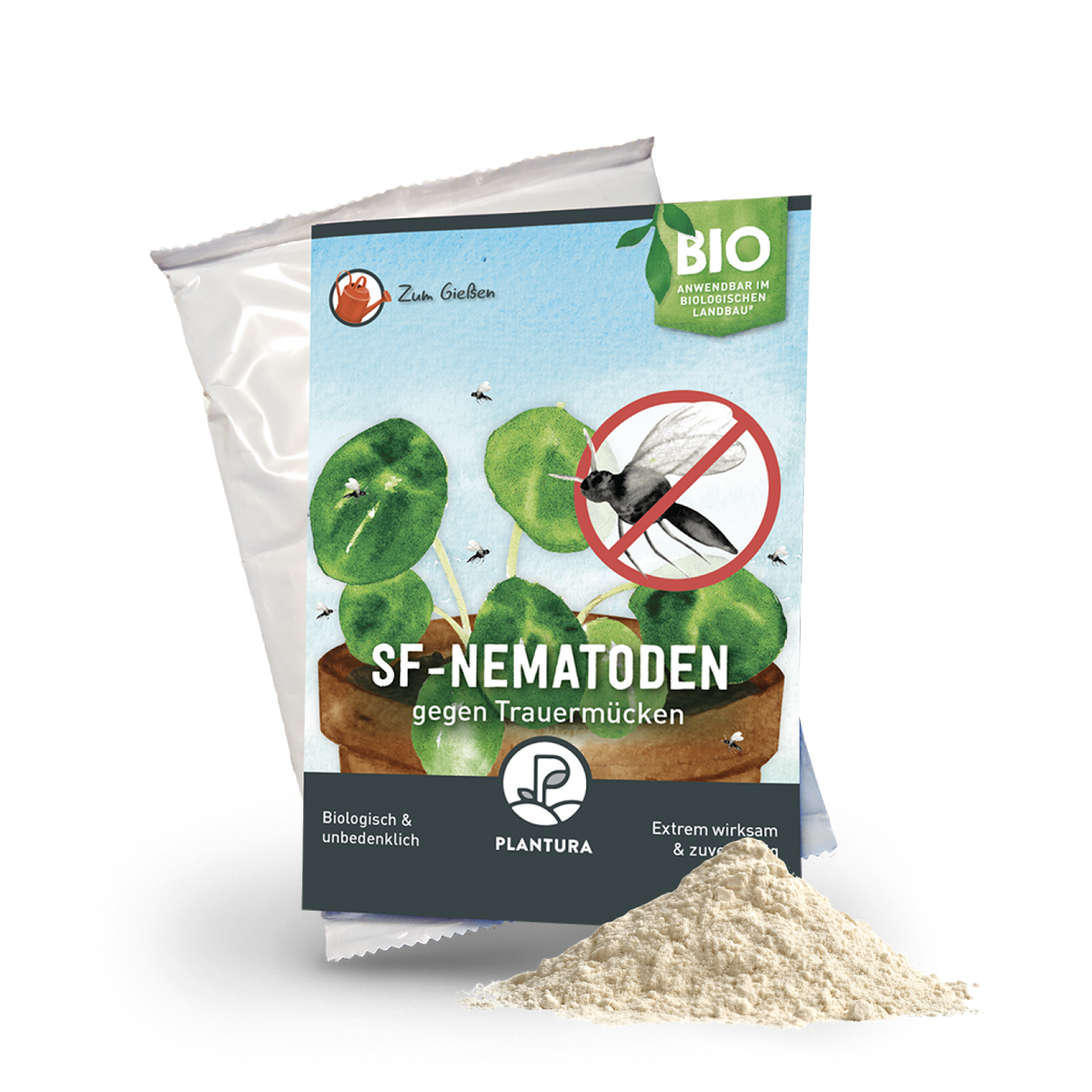 Plantura SF-Nematoden gegen Trauermücken