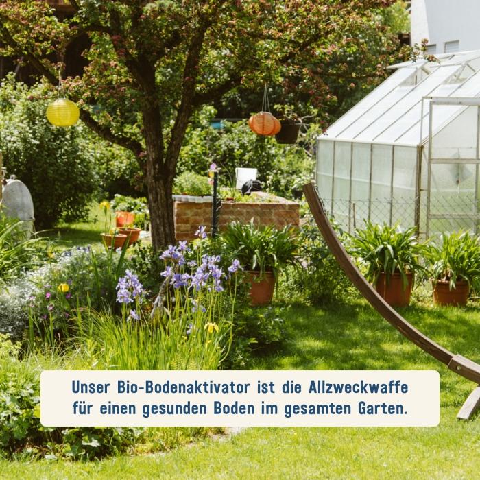 Bodenaktivator für Rasen und Pflanzen
