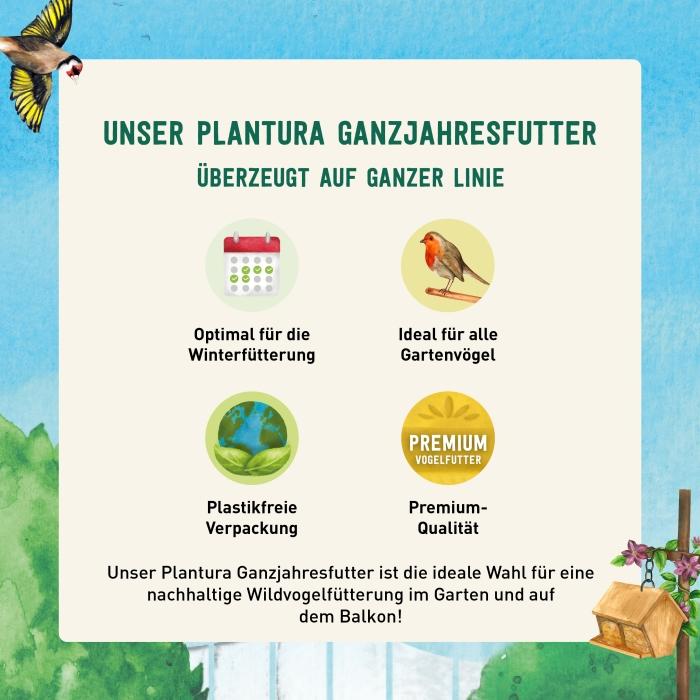 Vorteile des Ganzjahresfutters für Vögel