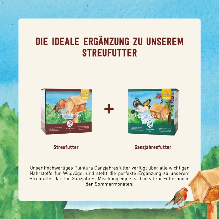 Ganzjahresfutter und Vogel-Fettfutter kaufen