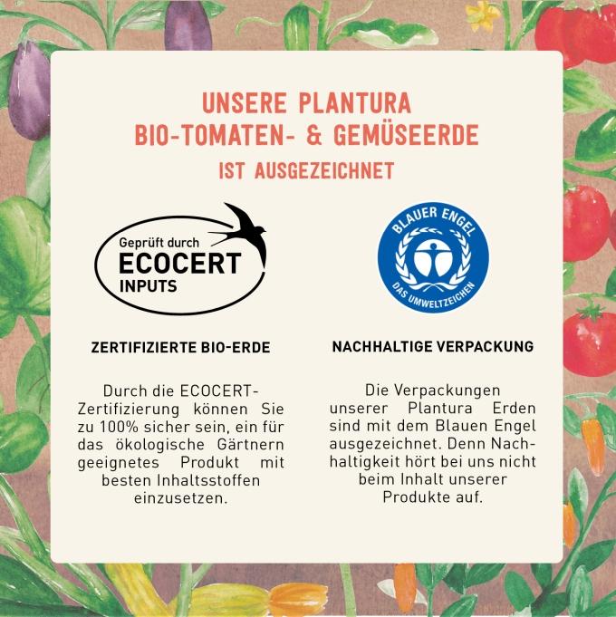 Bio-zertifizierte Tomaten- & Gemüseerde