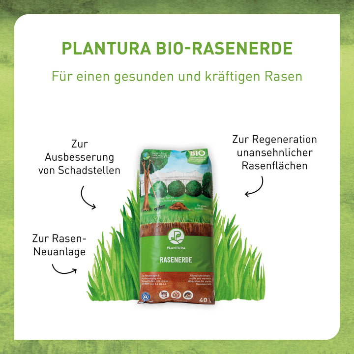 Vorteile Plantura Bio-Rasenerde