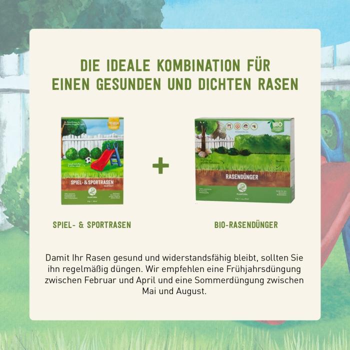 Plantura Spiel- & Sportrasen und Herbstrasendünger