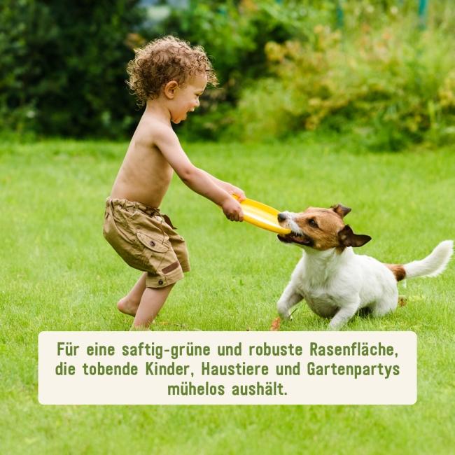 Strapazierfähiger Rasen von Plantura