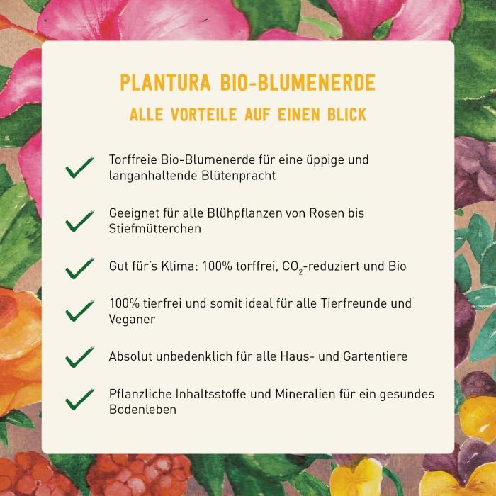 Vorteile torffreie Blumenerde von Plantura
