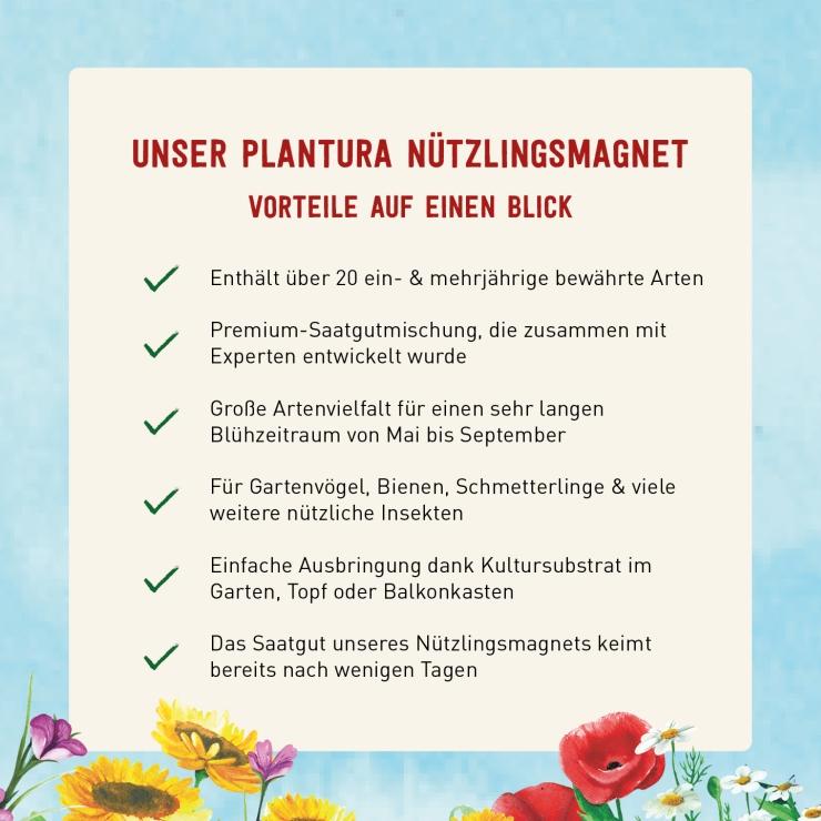 Vorteile Nützlingsmagnet von Plantura