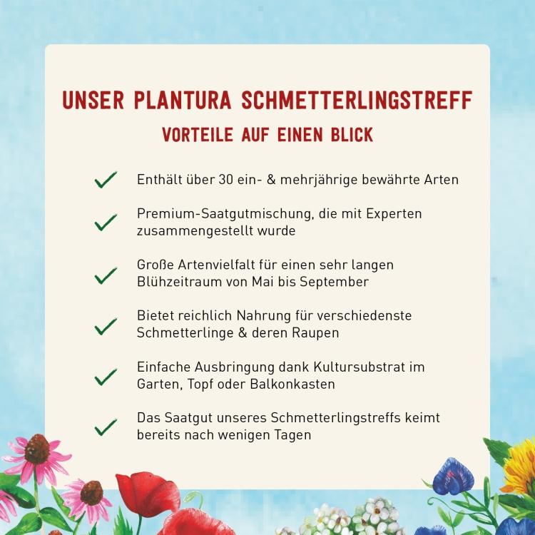 Vorteile Schmetterlingstreff von Plantura