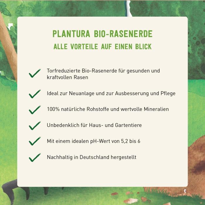 Vorteile Plantura Bio-Rasenerde