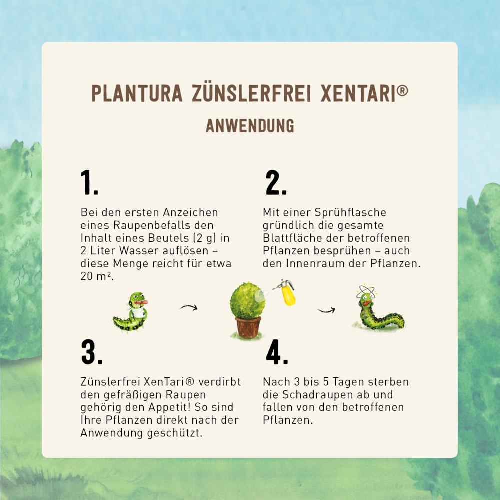 Anwendung von Xentari